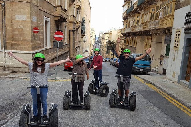 Valletta Segway Tour and The Malta Experience - St George’s Square and the center of Valletta